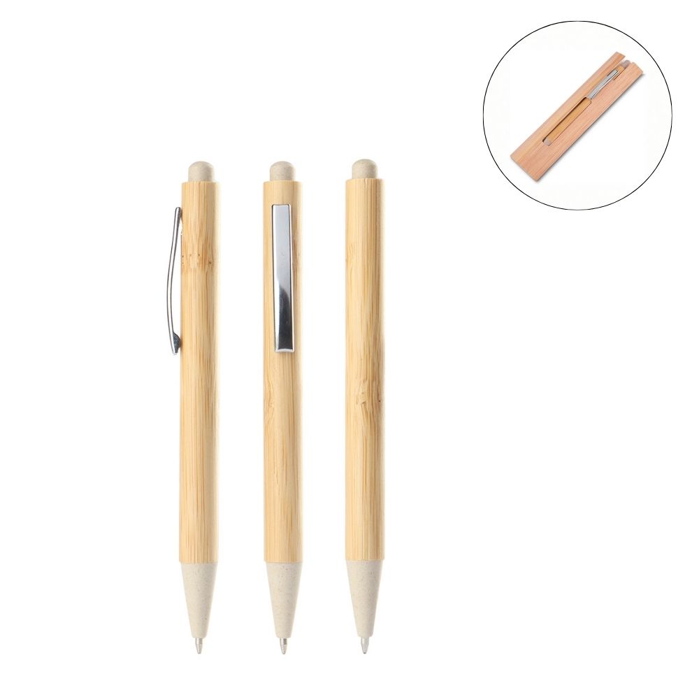 Kit Ecológico Estojo + Caneta Clique — imagem 2