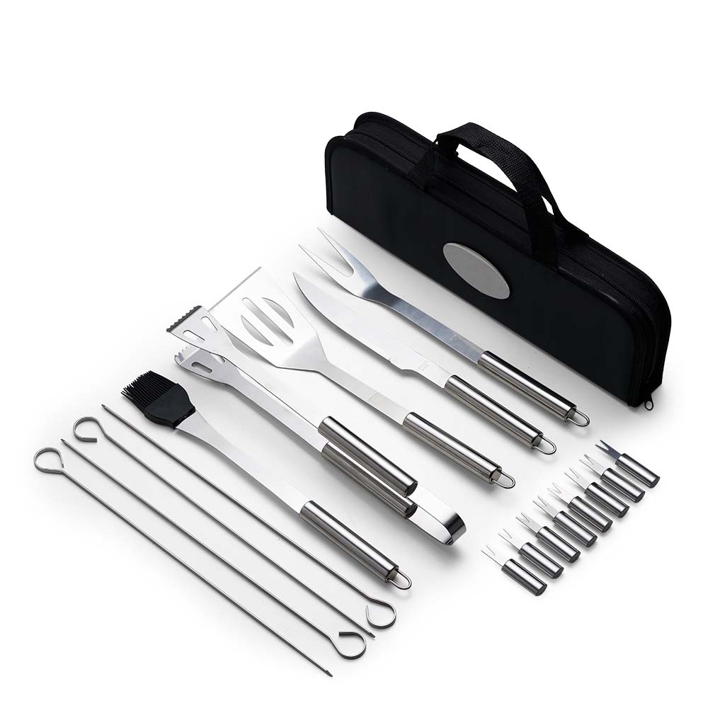 Kit Churrasco Estojo Nylon 17 Peças — imagem 4