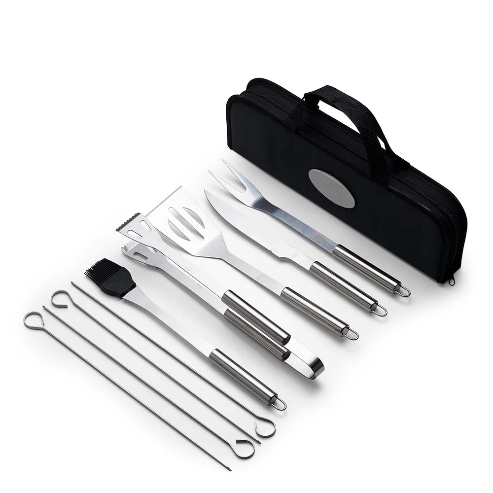 Kit Churrasco Estojo Nylon 9 Peças — imagem 3
