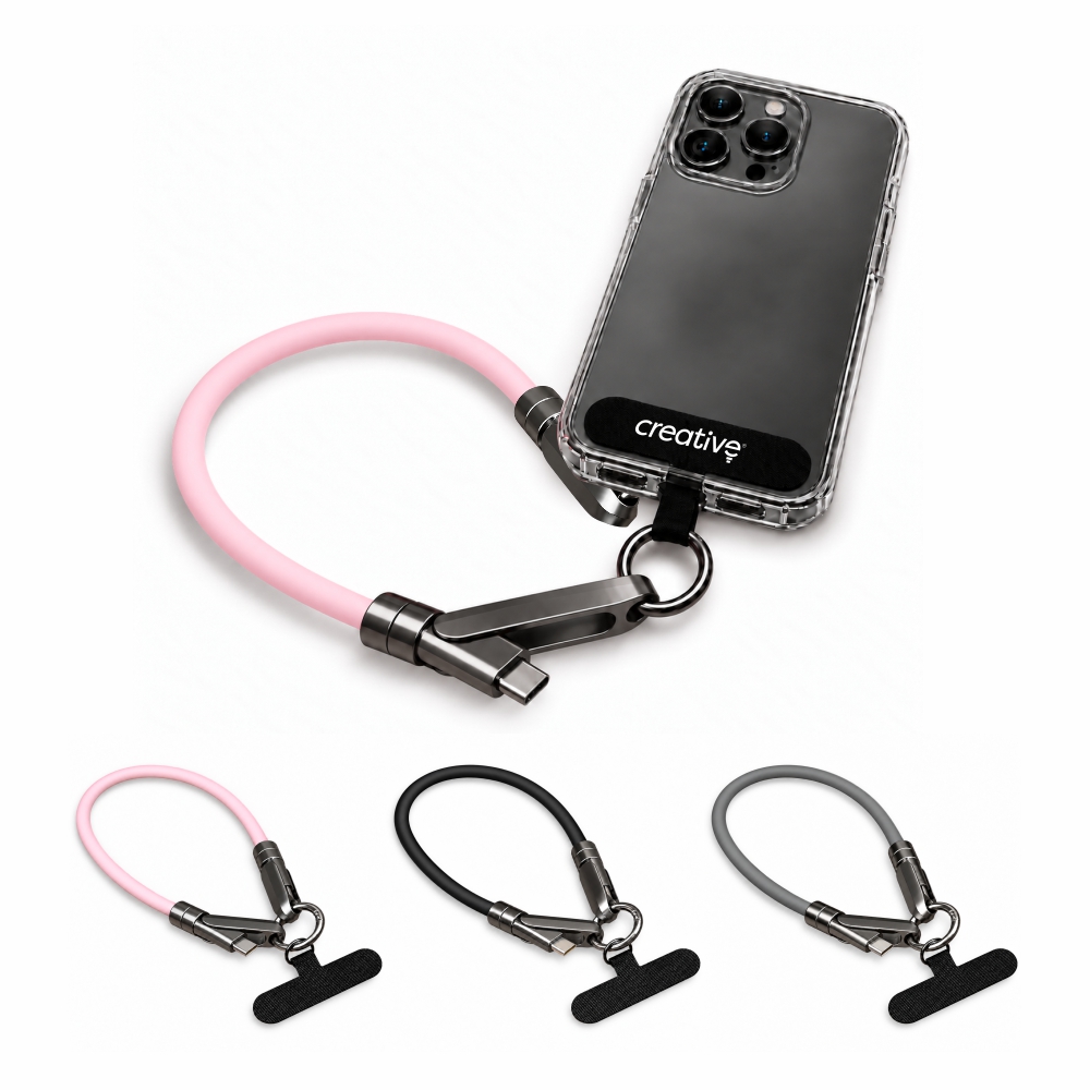 Cordão Salva-Celular 2 em 1 Carregador USB-C 65W 30cm — imagem 2