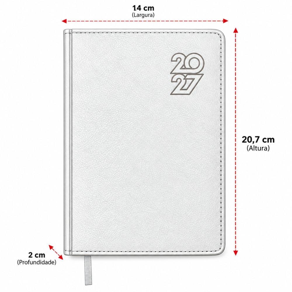 Agenda de Couro Sintético Personalizada 2027 Diária — imagem 2