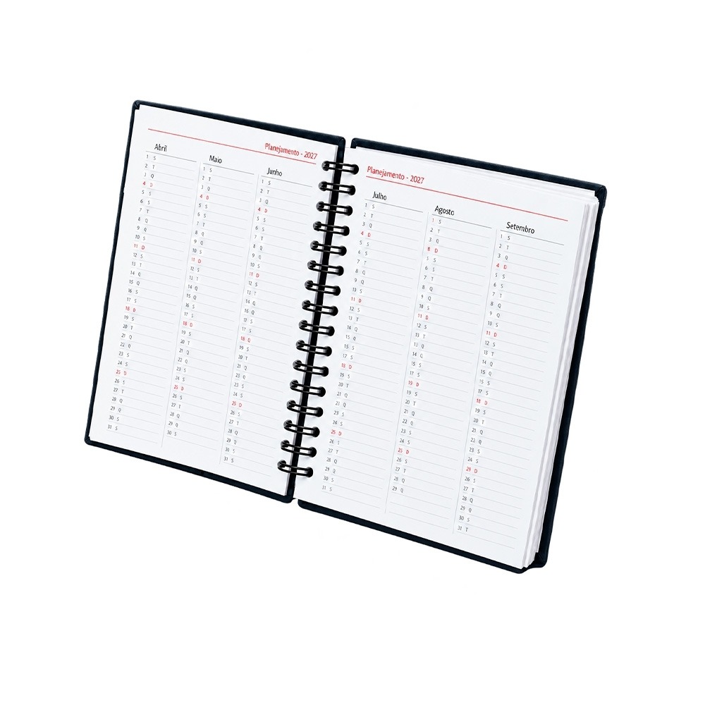 Agenda Diária Personalizada 2027 Capa Emborrachada — imagem 8