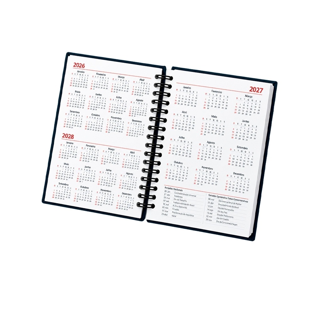 Agenda Diária Personalizada 2027 Capa Emborrachada — imagem 5