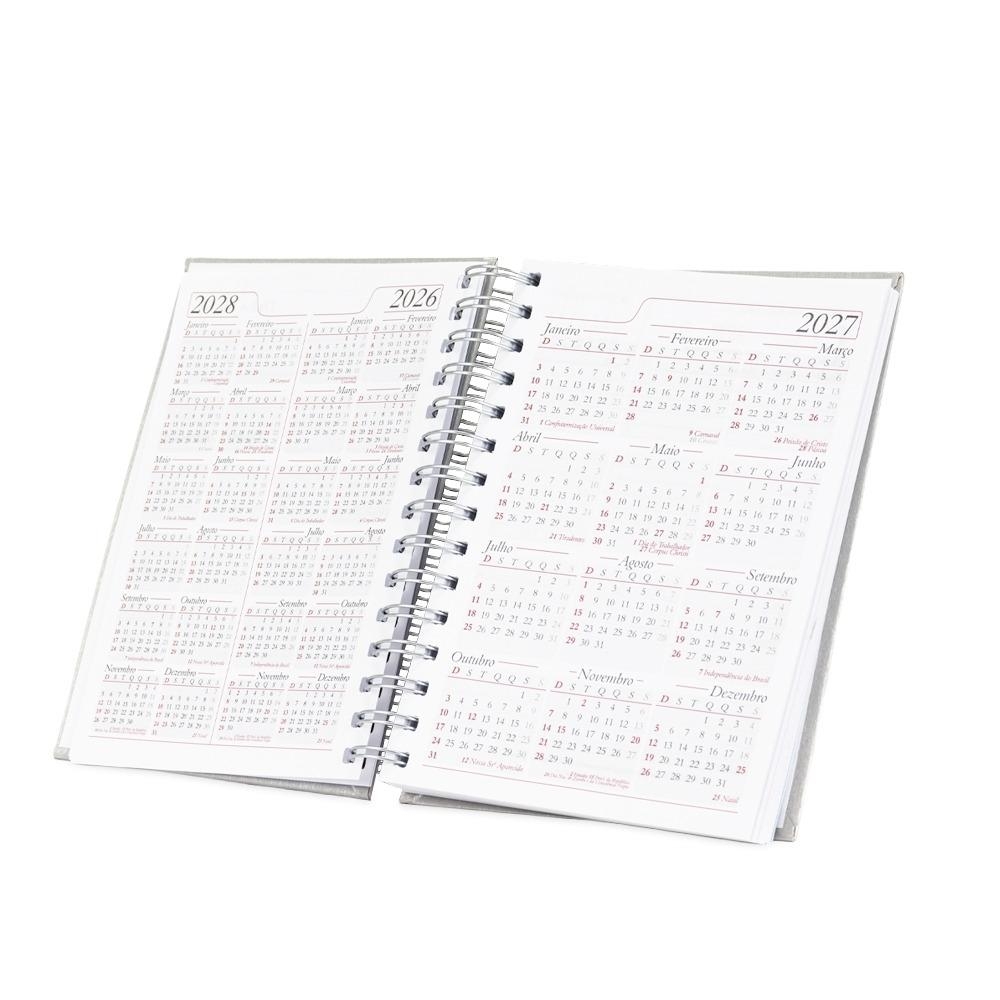 Agenda de Capa Dura Personalizada 2027 Diária Wire-O — imagem 5