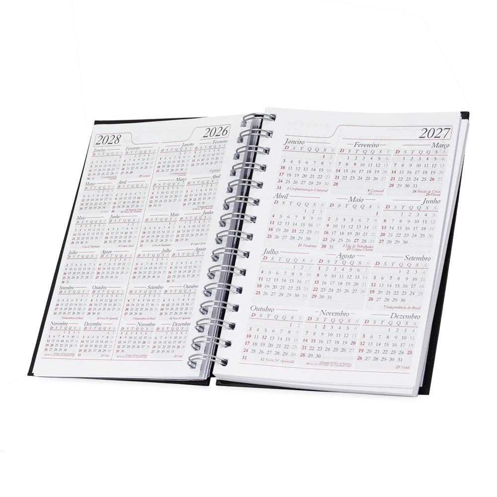 Agenda Wire-O Personalizada 2027 Diária com Capa Dura — imagem 4