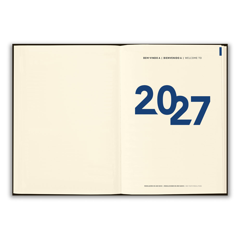 Agenda de Cortiça Personalizada 2027 A5 com Linho — imagem 3