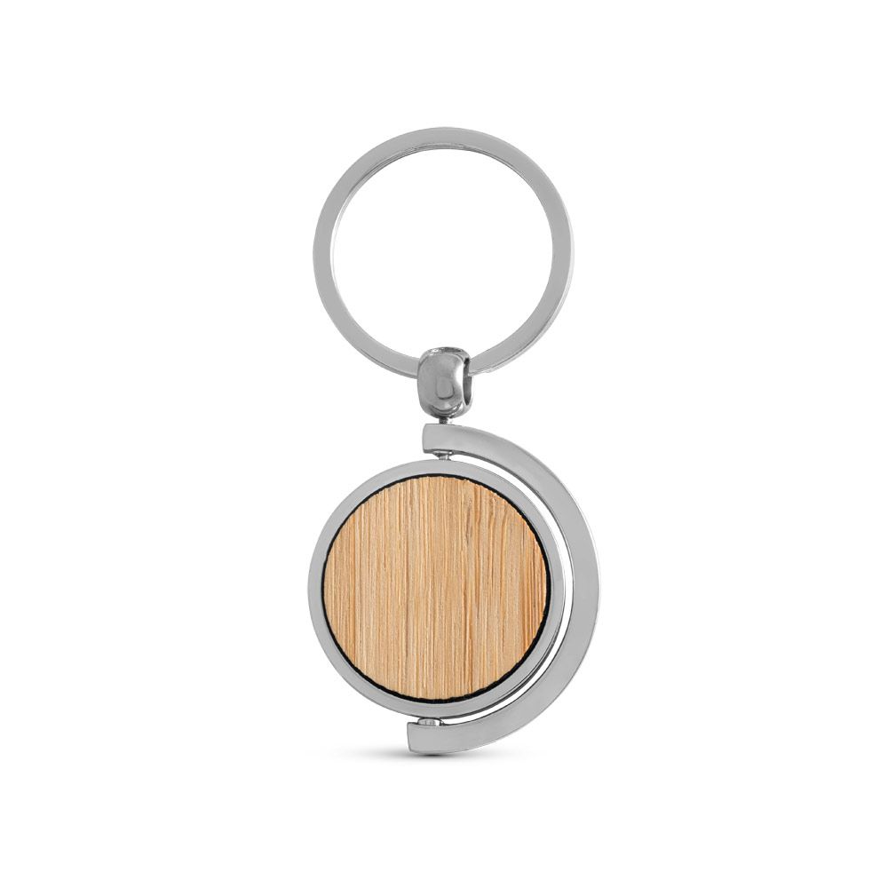 Chaveiro Inox e Bambu Redondo — imagem 2