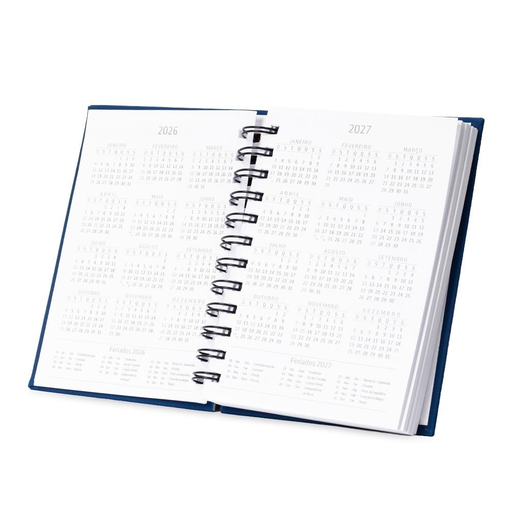 Agenda B6 Wire-O 2027 com Capa Dura Emborrachada — imagem 4