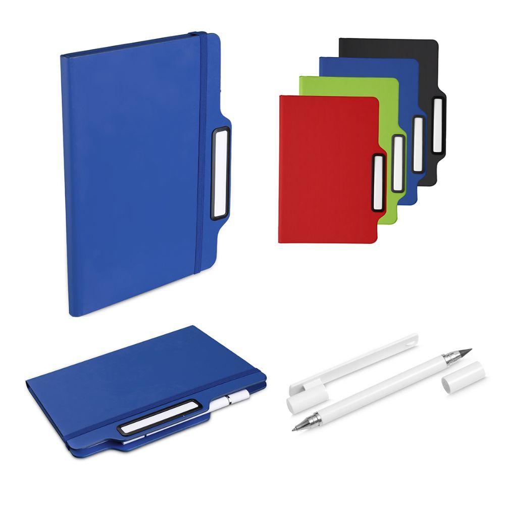 Kit Caderno Personalizado A5 Sem Pauta com Lápis Infinito — imagem 3