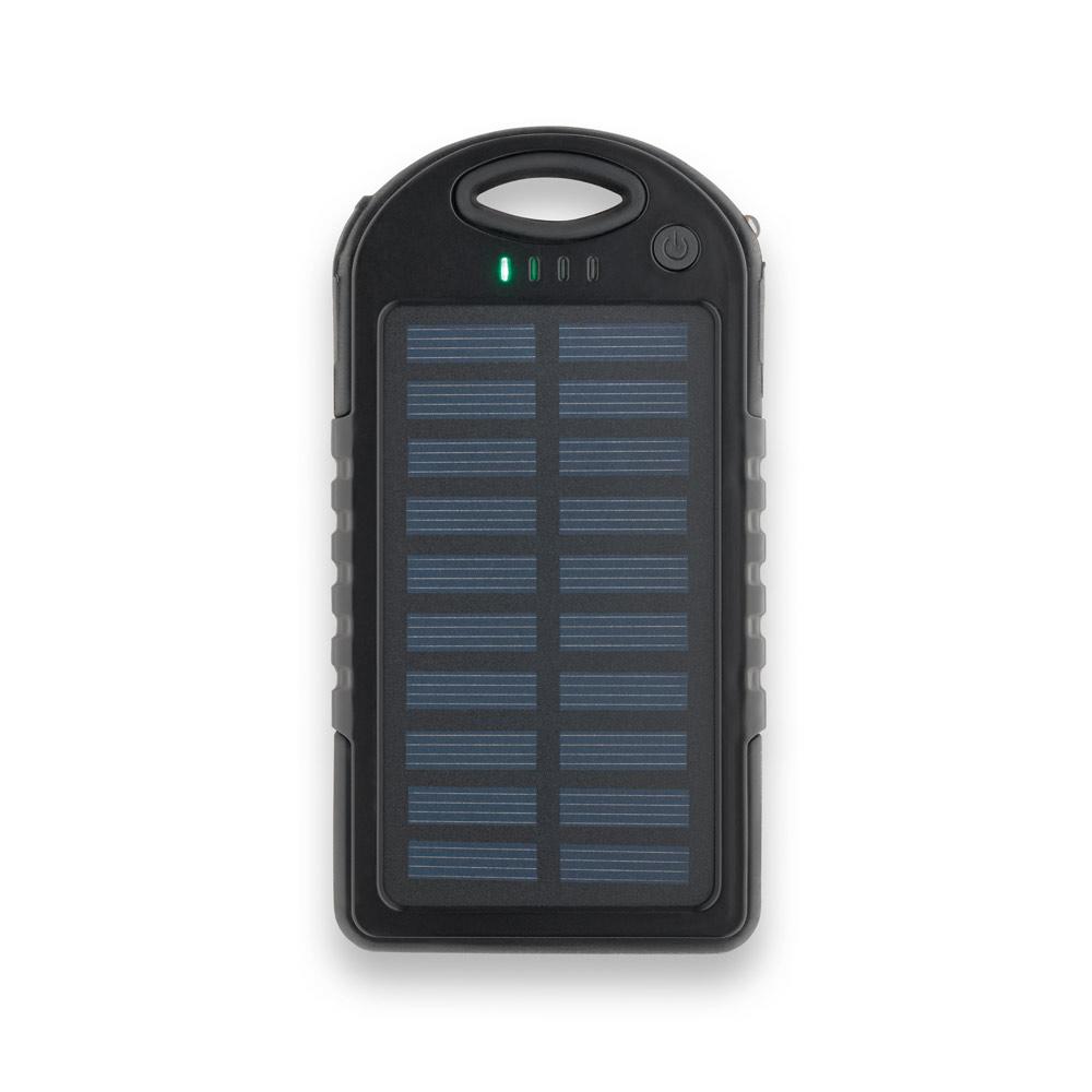 Power Bank Solar ABS c/ LED 2.000mAh — imagem 2