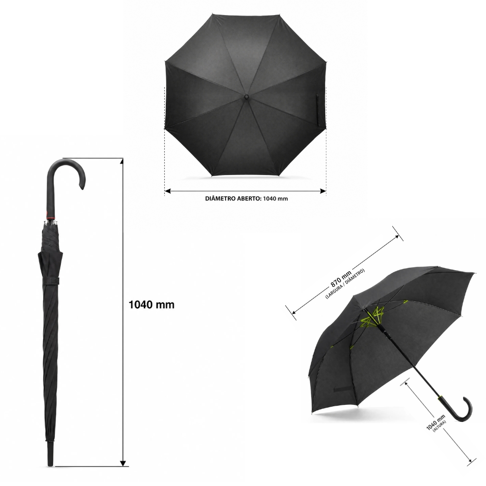 Guarda-Chuva Automático Pongee 190T — imagem 2