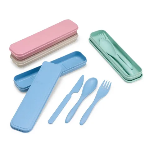 Kit Ecológico Estojo + Talheres 3 Peças