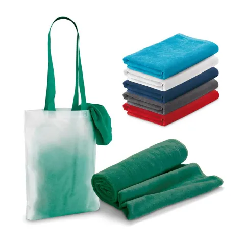 Kit Sacola Non-Woven + Toalha de Veludo Algodão 320g/m