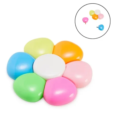 Marca-Texto Flor 6 Cores