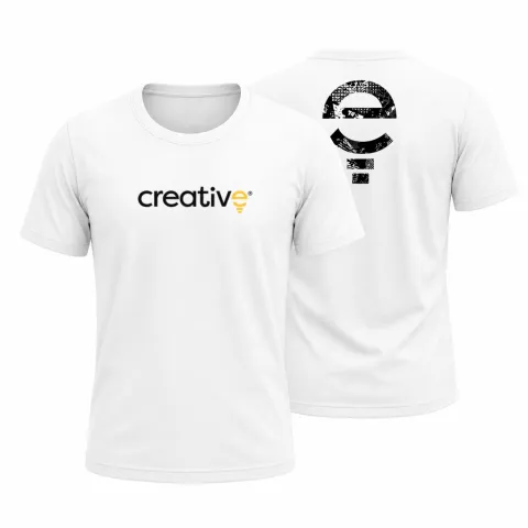 Camiseta Basic White Gola Redonda Unissex